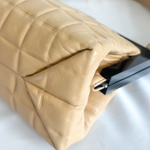 Chanel Vintage Chocolate Bar Frame Pochette Bag - Picture 6 of 16